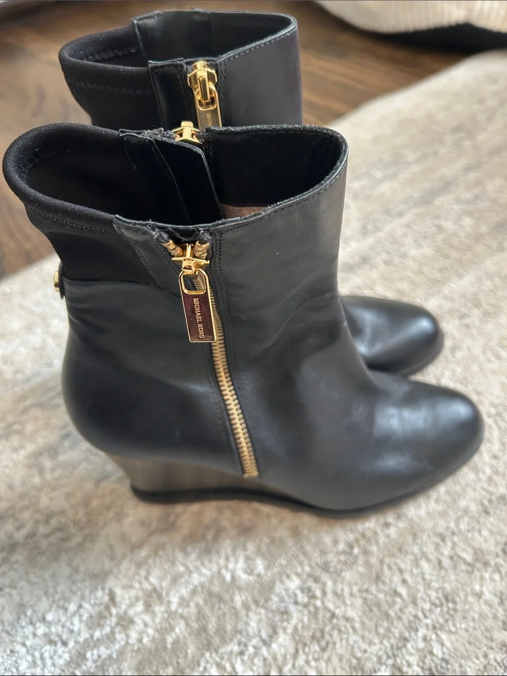 michael kors aileen wedge boots